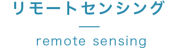 リモートセンシング